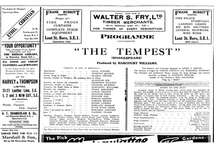 The Tempest Programme Page 2 Thumbnail
